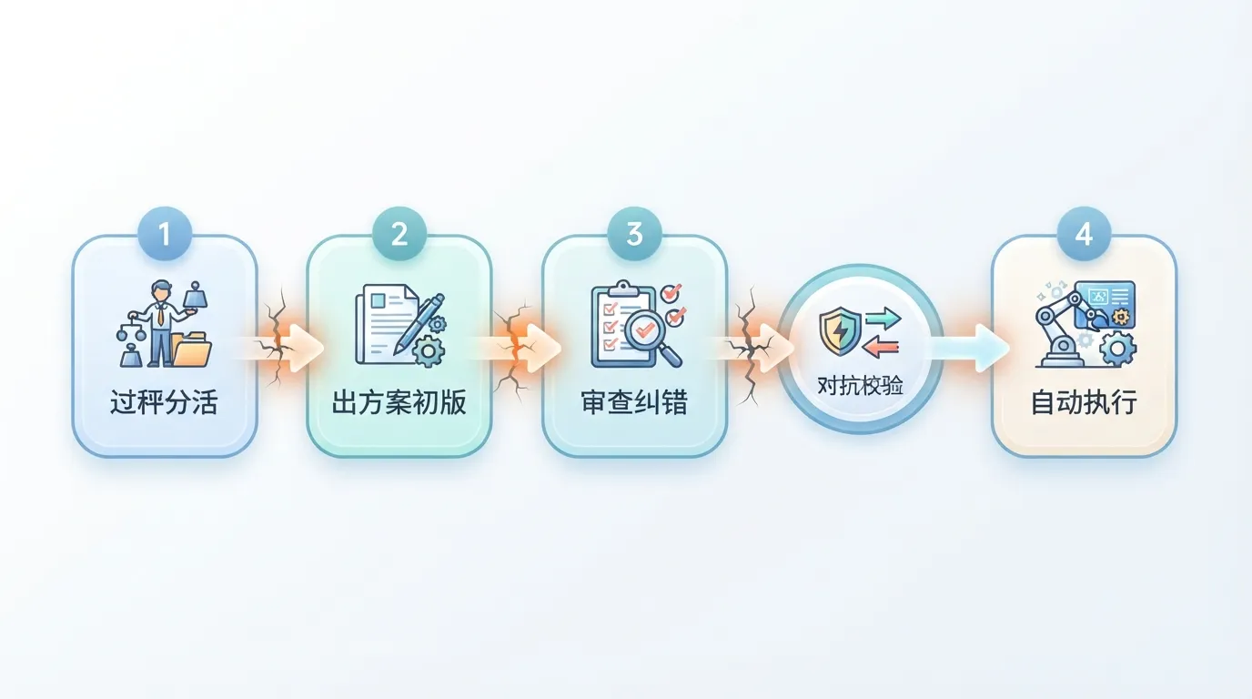 三段接力分工流水线